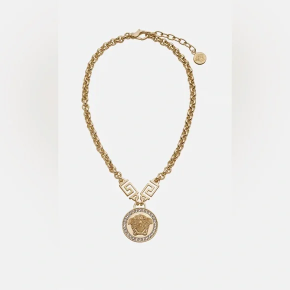Authentic Gold MEDUSA CRYSTAL NECKLACE With COA. - Picture 7 of 10